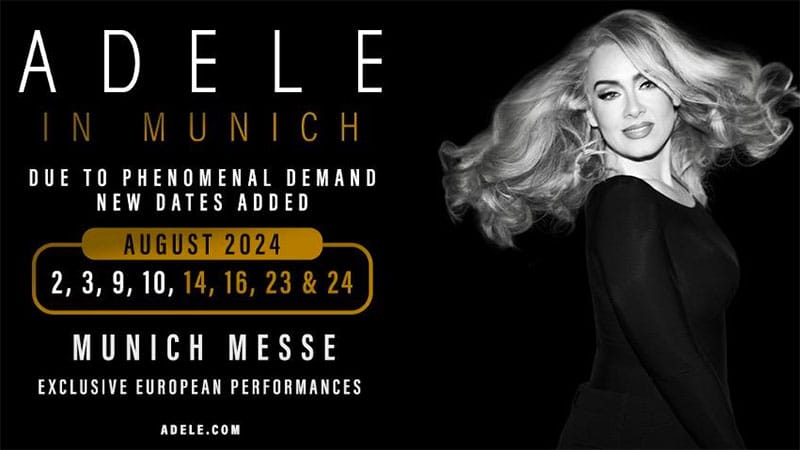 Adele adds four more Germany shows - The Music Universe