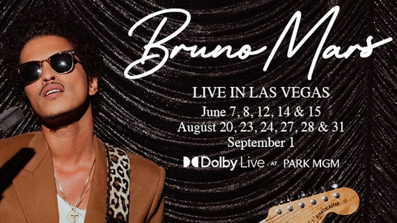 Bruno Mars 2024 Park MGM