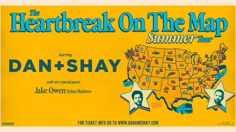 Dan + Shay extend Heartbreak on the Map Tour
