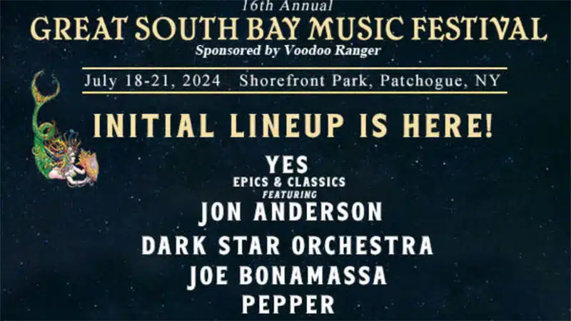 Yes, Joe Bonamassa among Great South Bay Music Festival performers