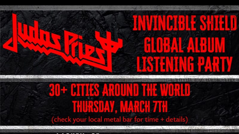 Judas Priest announces ‘Invincible Shield’ global album listening party