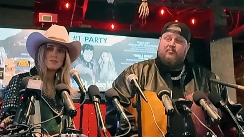 Lainey Wilson, Jelly Roll discuss ‘Save Me’ and careers at No 1 party