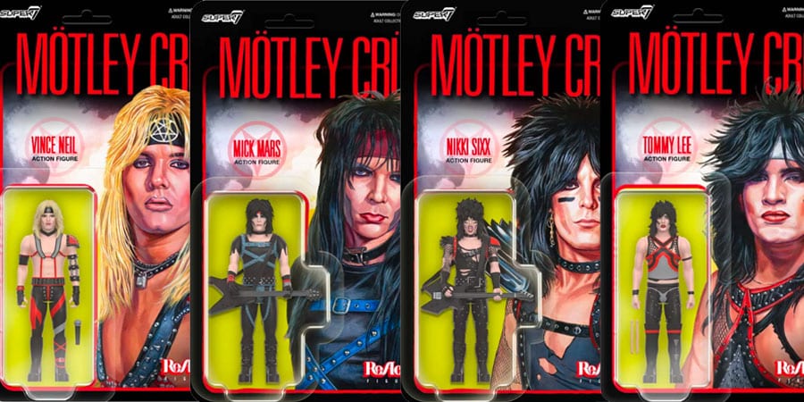 Mötley Crüe announces Shout at the Devil Super7 ReAction figures