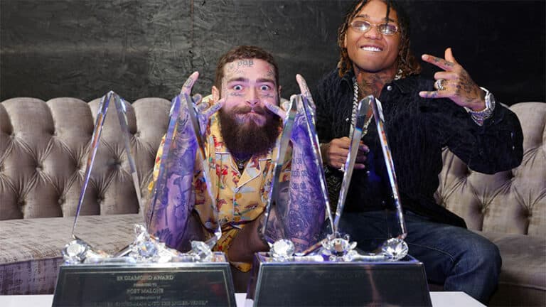 Post Malone, Swae Lee score first-ever double diamond single