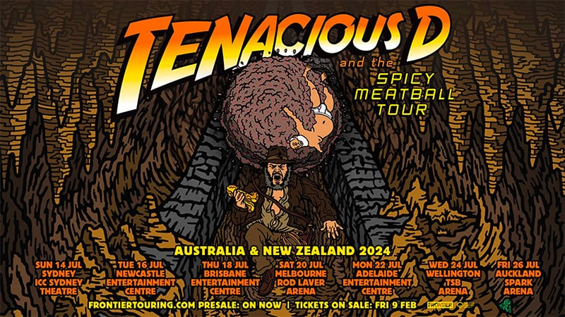 Tenacious D announces 2024 Australia, New Zealand The Spicy Meatball Tour dates