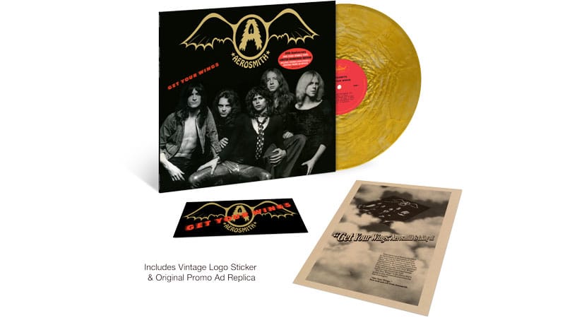 Aerosmith celebrates ‘Get Your Wings’ with 50th anniversary vinyl, apparel collection