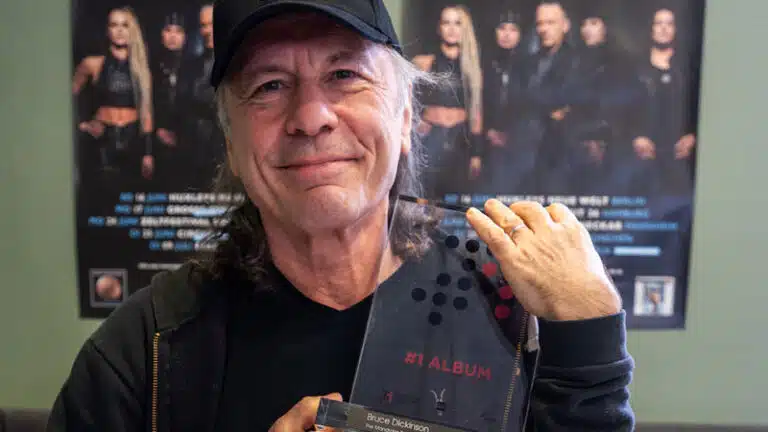 Bruce Dickinson achieves his highest-charting US solo album