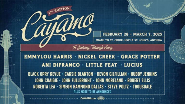 Emmylou Harris, Nickel Creek, Grace Potter to headline Cayamo 2025