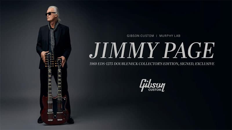 Gibson announces Jimmy Page 1969 EDS-1275 Doubleneck Collector’s Edition guitar