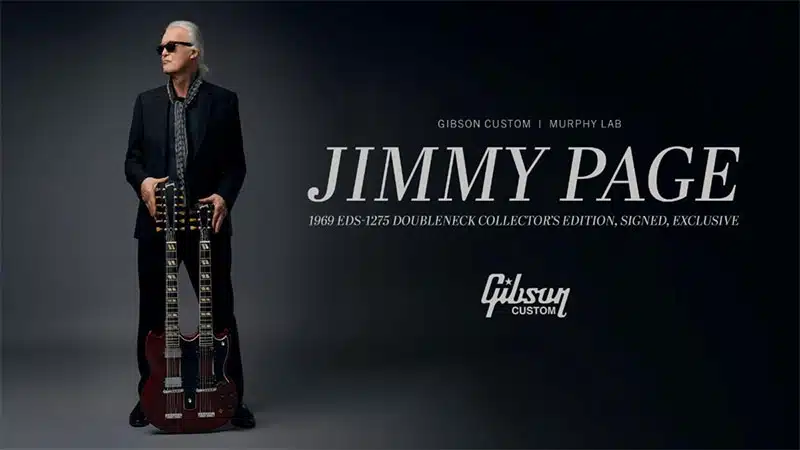 Gibson announces Jimmy Page 1969 EDS-1275 Doubleneck Collector’s Edition guitar