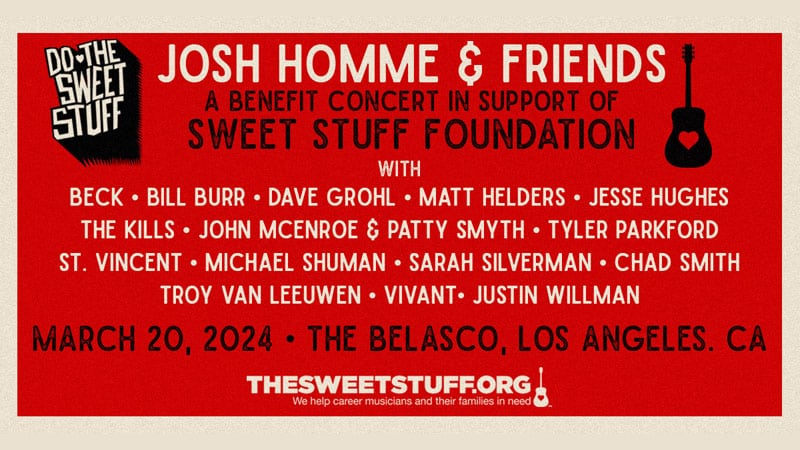 Josh Homme announces all-star benefit concert