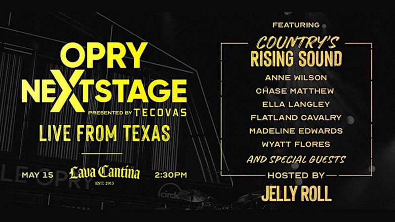 Jelly Roll to host Opry NextStage Live from Texas ahead of 2024 ACM Awards
