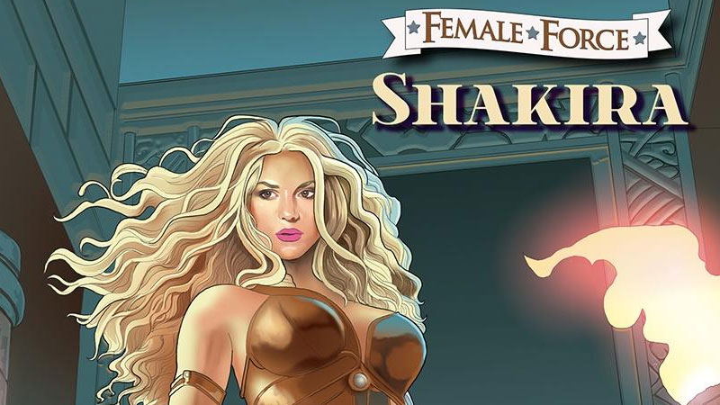 Shakira immortalized in comic book form