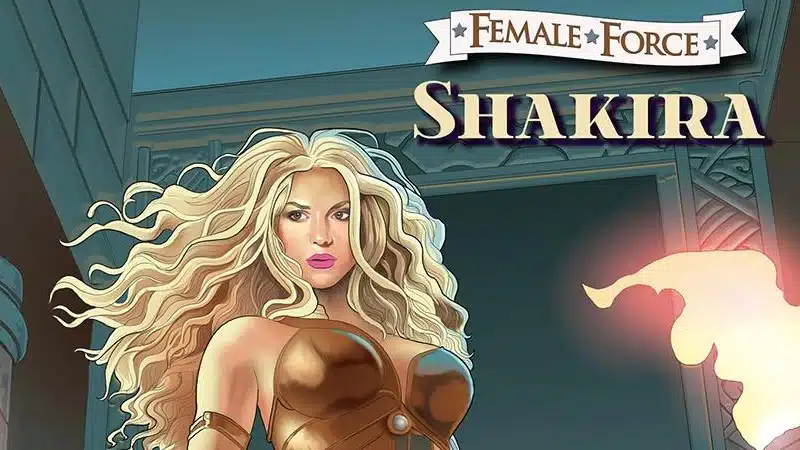 Shakira immortalized in comic book form Shakira immortalized in comic book form