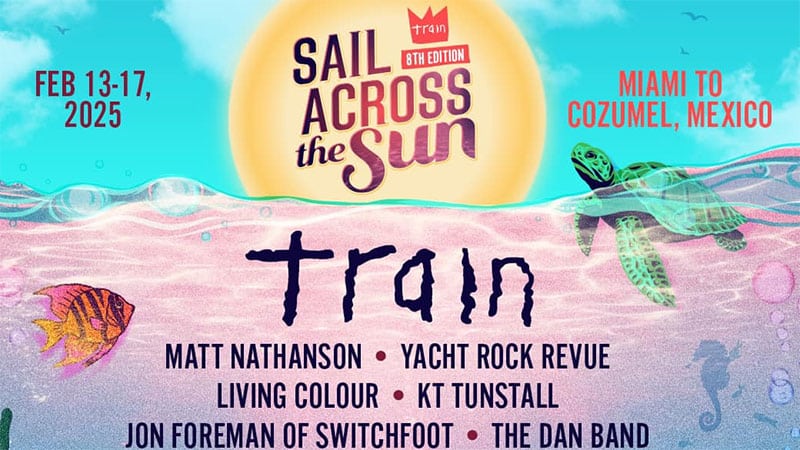 Train unveils eighth Sail Across the Sun cruise