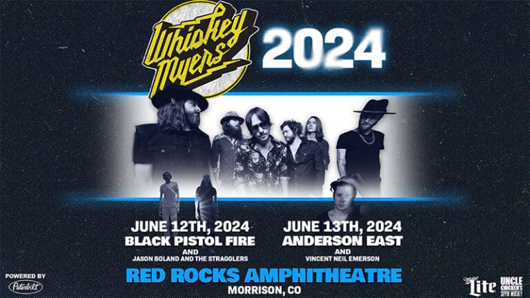 Whiskey Myers announces 2024 Red Rocks return, launches mobile app