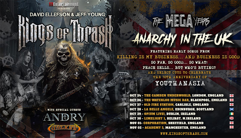 Kings of Thrash announce Anarchy in the UK Tour