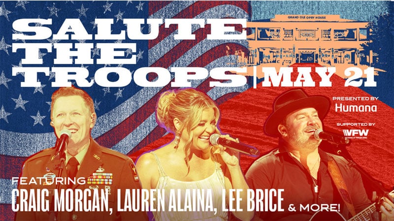 Grand Ole Opry to salute the US military