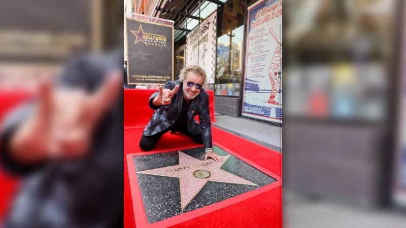 Sammy Hagar honored with Hollywood Walk of Fame Star
