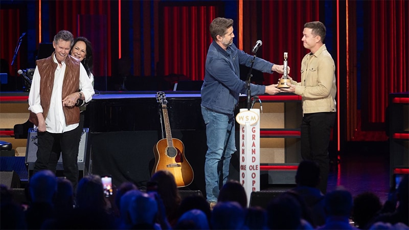 Scotty McCreery officially inducted into the Grand Ole Opry