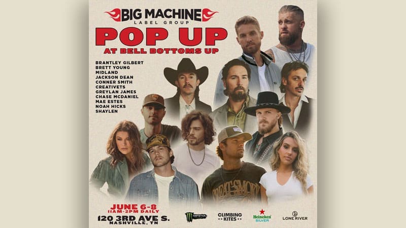 Big Machine announces CMA Fest pop-up
