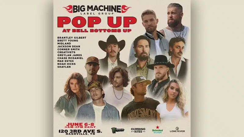 Big Machine announces CMA Fest pop-up