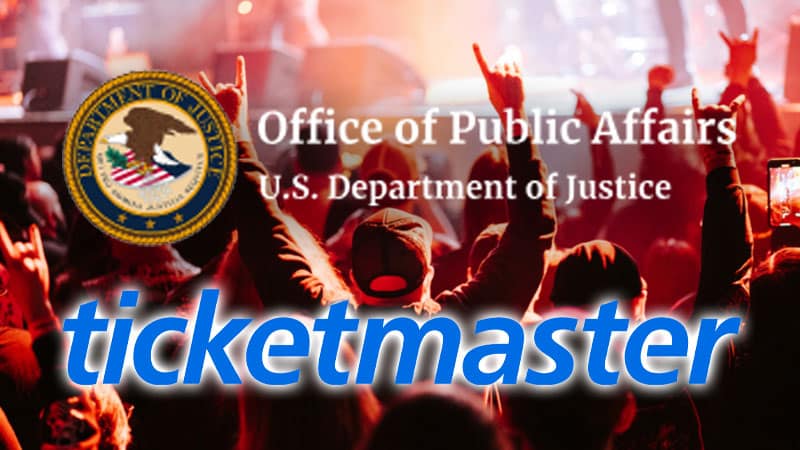 US Department of Justice files lawsuit against Live Nation, Ticketmaster monopoly