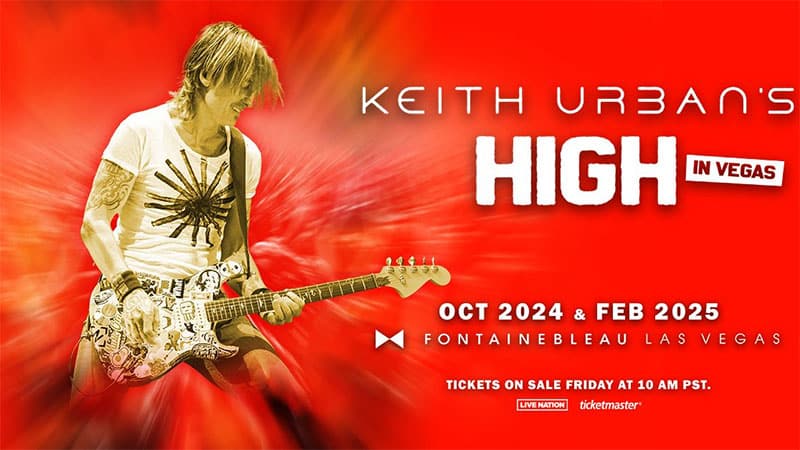 Keith Urban announces High in Vegas at Fontainebleau