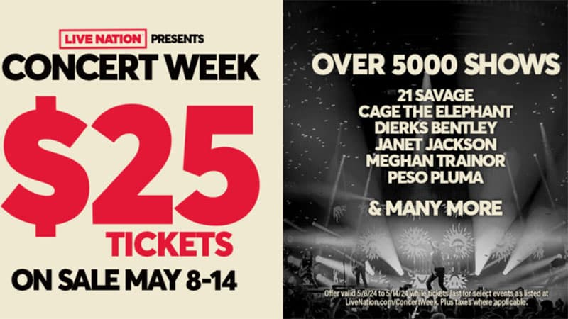 Live Nation announces expansive 2024 Concert Week