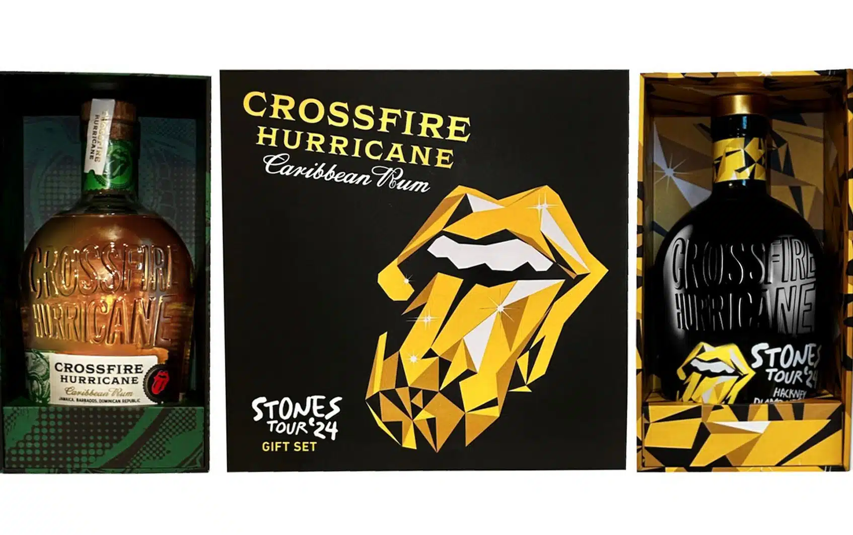 The Rolling Stones unveil 2024 Crossfire Hurricane Rum Hackney Diamonds Gift Set The Rolling Stones unveil 2024 Crossfire Hurricane Rum Hackney Diamonds Gift Set