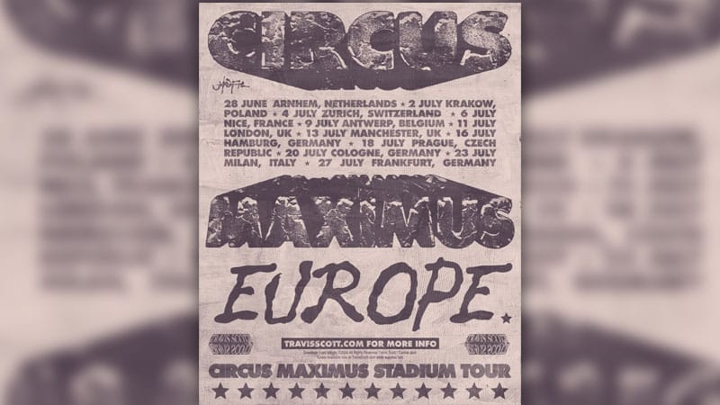 Travis Scott expands Utopia – Circus Maximus World Tour