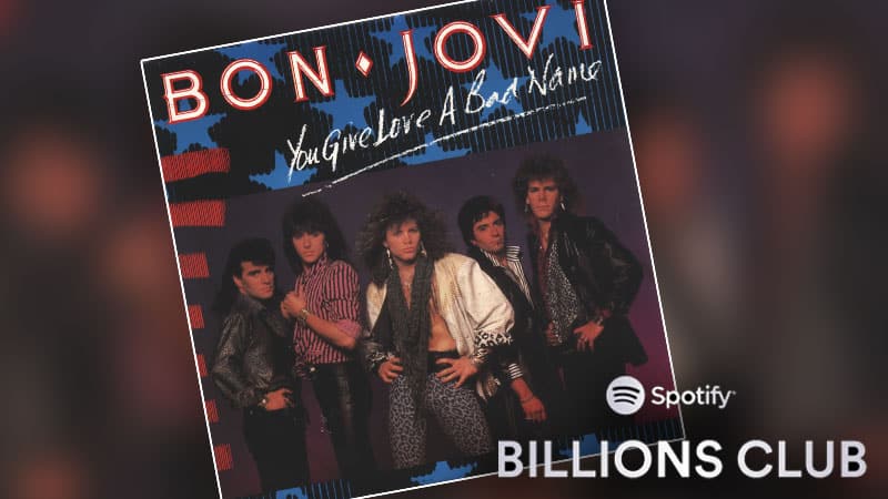 Bon Jovi’s ‘You Give Love a Bad Name’ surpasses one billion Spotify streams