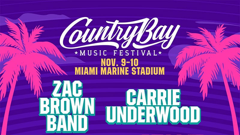 Zac Brown Band, Carrie Underwood to headline 2024 Country Bay Music Festival