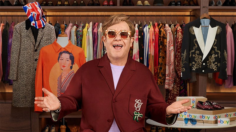 Elton John partners with eBay for charity auction