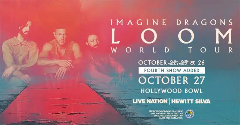 Imagine Dragons add fourth Hollywood Bowl concert