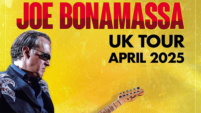 Joe Bonamassa announces 2025 UK dates