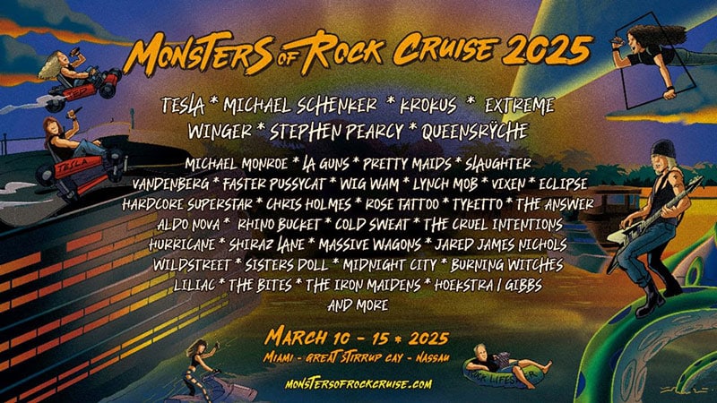 Monsters of Rock Cruise 2025 announced