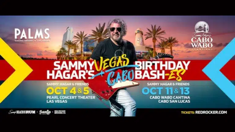 Sammy Hagar announces 2024 Birthday Bashes