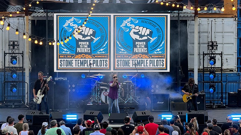 Stone Temple Pilots perform to raise awareness of important healthcare issue in DC