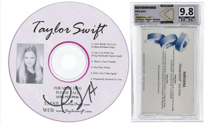 Taylor Swift, Nirvana top Goldin’s May Pop Culture Auction