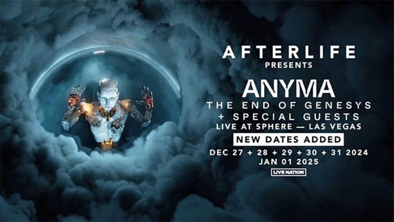 Anyma adds New Year’s Day Las Vegas concert