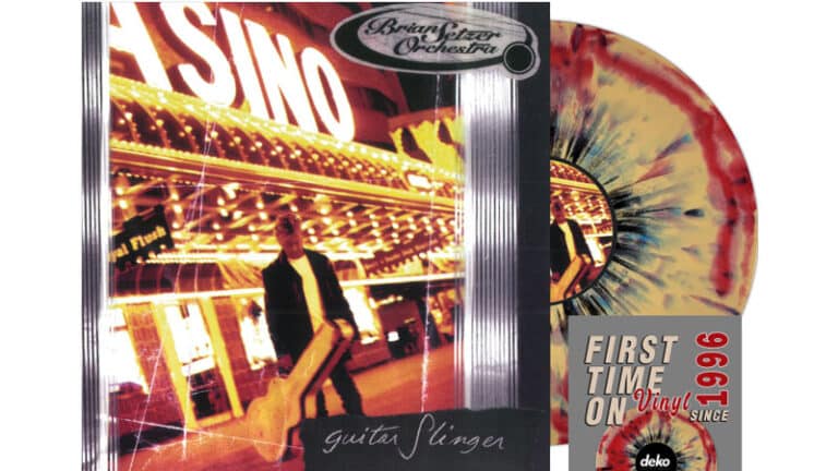 Three Brian Setzer Orchestra reissues set for colored vinyl