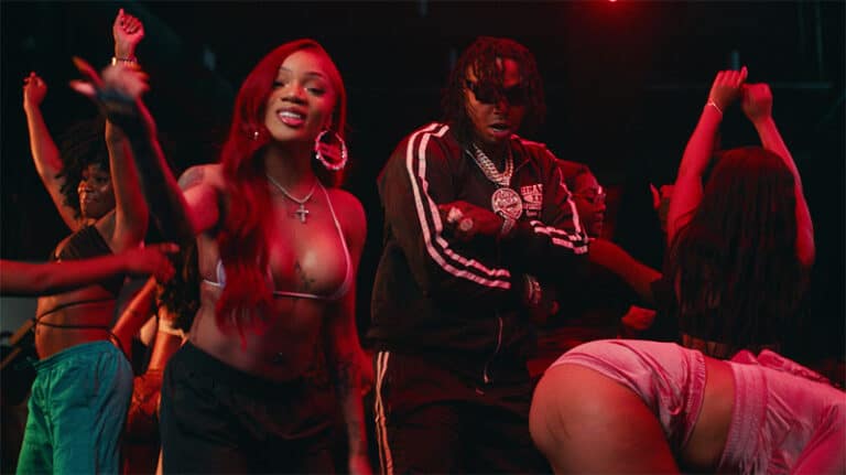 GloRilla hits gym with Moneybagg Yo