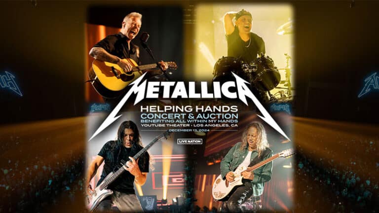 Metallica announces Helping Hands Concert & Auction 2024
