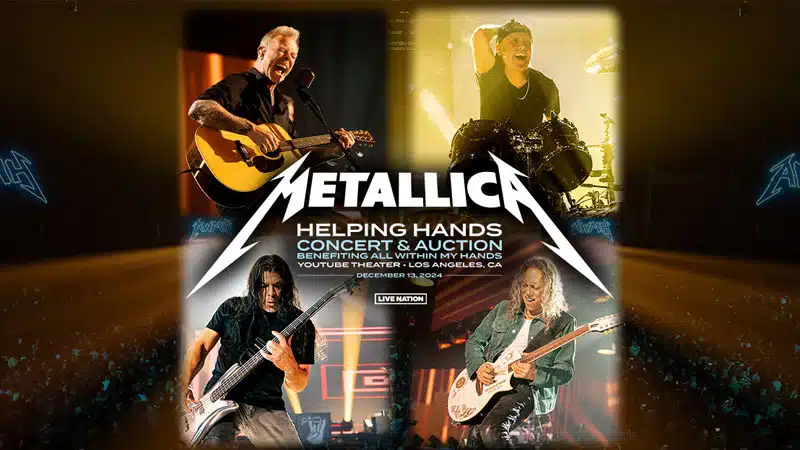 Metallica announces Helping Hands Concert & Auction 2024