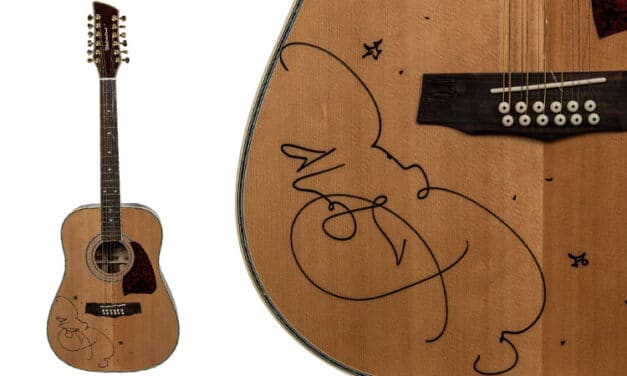 One-of-a-kind Taylor Swift signed acoustic guitar at auction