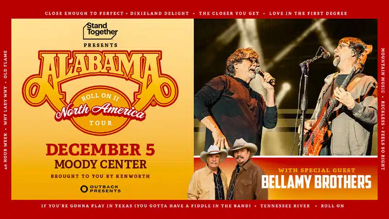 Alabama announces Austin benefit concert
