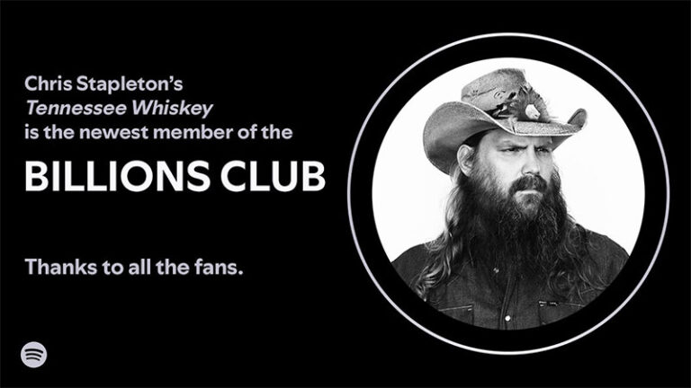 Chris Stapleton joins the Spotify Billions Club