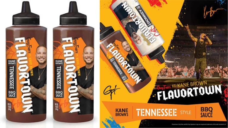 Kane Brown teams with Guy Fieri for BBQ sauce