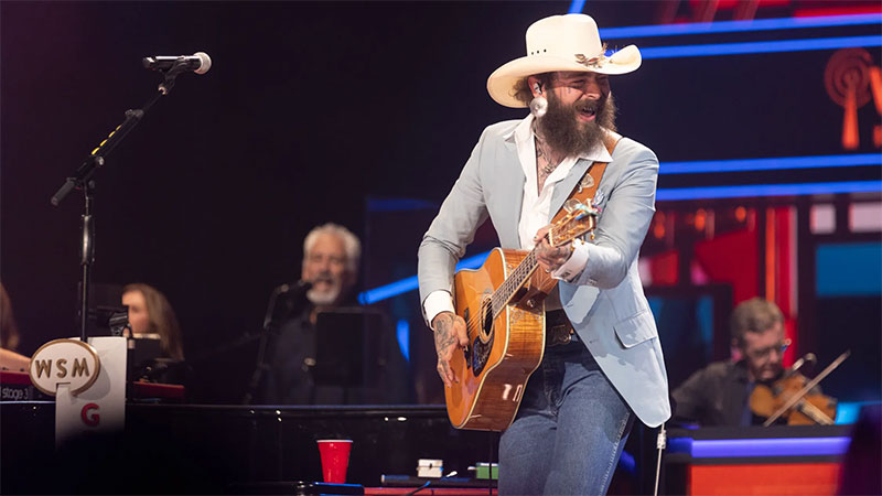 Post Malone makes Grand Ole Opry debut